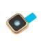 Ornament geam camera Samsung S5 G900 gold