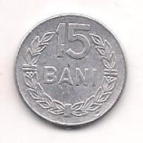 No(4) moneda- ROMANIA- 15 Bani 1975