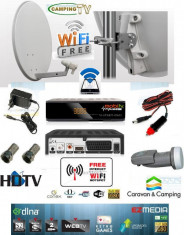 Antena tv cu wifi Camion.rulota camping,cabana foto