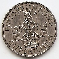 Marea Britanie 1 Shilling 194848 - George VI (Scotia, with &amp;quot;IND:IMP&amp;quot;) KM-864 (4) foto
