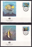 Maldive 1986 fauna marina MI 1198-1201 FDC w19