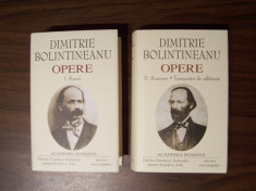 Opere, vol 1, 2 - Dimitrie Bolintineanu (Academia Romana, 2006). Editie de lux foto