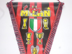 Fanion fotbal - AC MILAN (Italia) + folie protectie foto