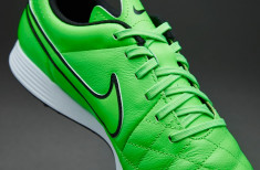 Adidasi teren sintetic / Ghete - Nike Tiempo Genio- Piele-Green strike foto