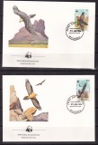 Lesotho 1986 fauna pasari MI 556-559 FDC w19