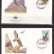 Lesotho 1986 fauna pasari MI 556-559 FDC w19