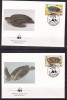 Anguilla 1983 fauna marina testoase MI 541-544 FDC w19, Nestampilat