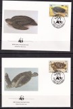 Anguilla 1983 fauna marina testoase MI 541-544 FDC w19