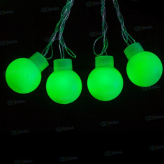 Instalatie de sarbatori cu LED-uri, 40 bulbi Cherry LED - Verde foto