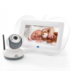 I304 Monitor Wireless Baby 7 inch + Camera Night Vision / Infrarosu - 2.4GHz, Interfon foto