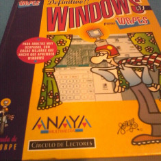 WINDOWS PARA TORPES,ANAYA MULTIMEDIA IN LIMBA SPANIOLA