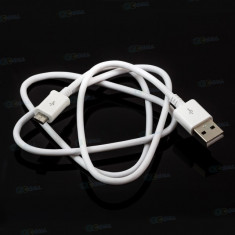 Cablu de date universal micro USB, Alb foto