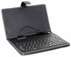 Husa din piele cu tastatura USB pentru tableta 11 inch foto