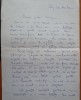 Scrisoare olografa a scriitorului Adrian Marino, datata si semnata, Cluj, 1972