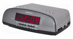 Radio digital cu ceas si alarma Supra SA-20FM foto