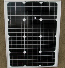 Panou solar 50 W fotovoltaic monocristalin panouri fotovoltaice 50W foto
