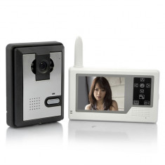 J95 Interfon Wireless Video pentru usa 3.5 TFT - 1/4 inch CMOS, 6 Led-uri IR, 320X240 foto