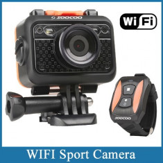 Camera sport Soocoo impermeabila 60m, Full HD 1080P, Anti-soc + Ceas pentru controlul de la distanta foto