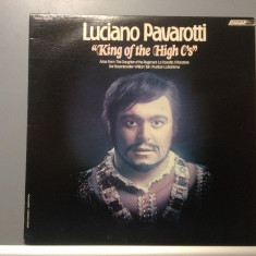 LUCIANO PAVAROTTI - KING OF THE HIGH C's" (1973/ LONDON REC / USA) - Disc Vinil