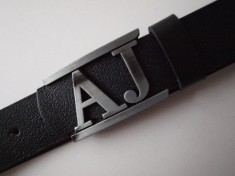 AJ ARMANI JEANS curea NEGRU curele 100% PIELE cu92 foto