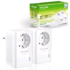 2 X Adaptor Powerline AV200, priza AC, ultra compact TP-LINK (TL-PA2010PKIT) / amplificator retea semnal HiFi foto