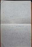 Manuscris scris olograf si semnat de scriitorul Emil Manu, intitulat Junimea