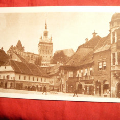 Ilustrata Sighisoara -Piata Unirii 1945 ,Ed. M.C.Florescu Craiova