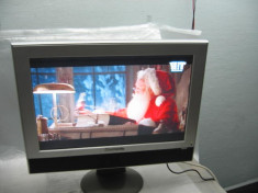 lcd tv 49cm cu dvd incorporat si alimentare 220v si 12v auto foto