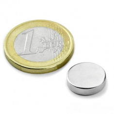 Magnet neodim disc, diametru 12 mm, putere 3 kg foto