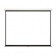 Ecran de proiectie 4World pe perete 244 x 183 cm format 4:3 alb mat foto