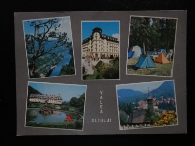 SEPT15-Vedere/Carte postala-Valea Oltului-Govora-Calimanesti-circulata foto
