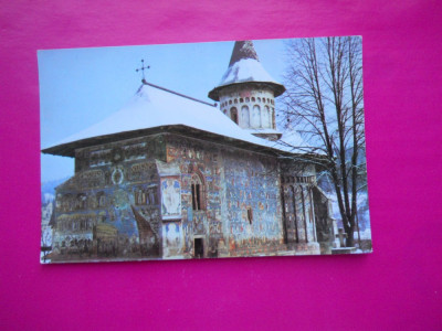 HOPCT 21057 BISERICA MANASTIRII VORONET SEC XV -JUD SUCEAVA [NECIRCULATA] foto