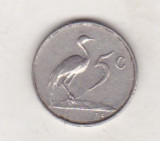 Bnk mnd Africa de Sud 5 centi 1965 , pasare