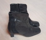 Ghete dama din piele -sh - marime size 37, Negru