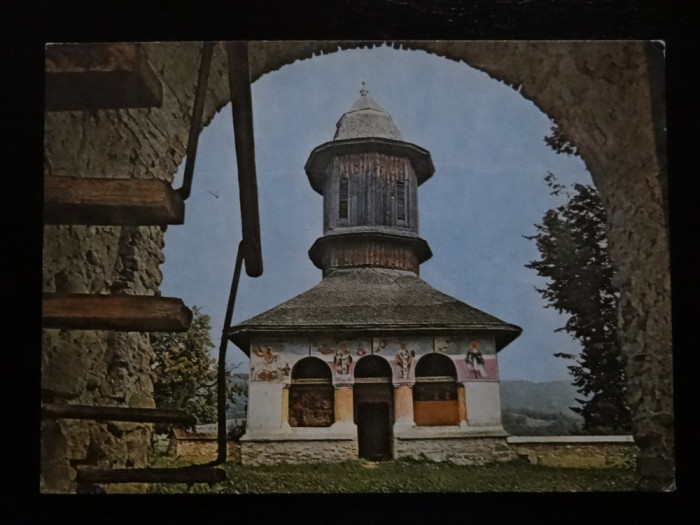 SEPT15-Vedere/Carte postala-Valenii de Munte-Biserica Sf Nicolae-necirculata