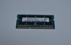 Ram 4GB DDR3 Sodimm Hynix 1600 MHZ pentru LAPTOP (functioneaza perfect) foto