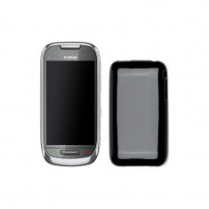 Husa Protectie Spate Celly GELSKIN106B neagra pentru Nokia C7 foto