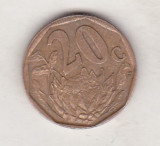 Bnk mnd Africa de Sud 20 centi 1997 , flora