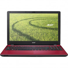 Laptop Acer 15.6 inch Aspire E5-511-C29D, HD, Procesor Quad Core Intel Pentium N3530 2.16GHz Bay Trail, 4GB, 1TB, GMA HD, Linux, Red foto