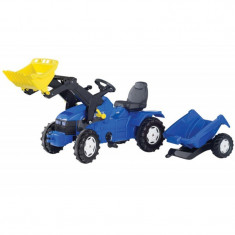 Tractor Cu Pedale Si Remorca Copii ROLLY TOYS 049417 foto