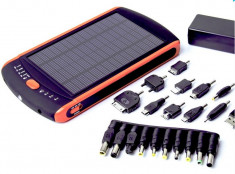 Acumulator extern telefon Sunen S23000 2700mAh cu panou solar foto