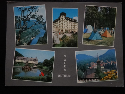 SEPT15-Vedere/Carte postala-Valea Oltului-Cozia-Govora-Calimanesti-necirculata foto