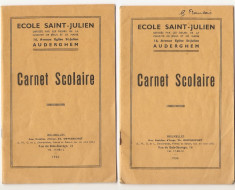 CARNETE SCOLARE 2 BUC BELGIA 1947-1949 foto