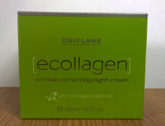 Crema de noapte Ecollagen pentru corectarea ridurilor (Oriflame) foto