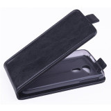 Husa Acer Liquid Z4 Flip Case Inchidere Magnetica Black, Piele Ecologica, Toc, Cu clapeta