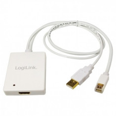 logilink Adaptor Mini DisplayPort + USB Audio la HDMI, Logilink &amp;#039;CV0041&amp;#039; foto