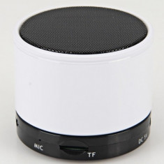 ChinaTech Mini Boxa Bluetooth cu MP3 pentru Telefoane Mobile Alb foto