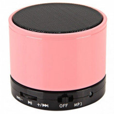 ChinaTech Mini Boxa Bluetooth cu MP3 pentru Telefoane Mobile Roz foto