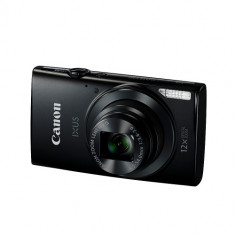 Canon Camera foto Canon IXUS 170 Black, rezolutie 20 MP, senzor CCD, zoom optic 12x, 2.7&amp;#039; LCD,stabilizator foto