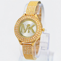 CEAS DAMA MICHAEL KORS SPARKING STAR GOLD EDITION-SUPERB-COLECTIE NOUA-CALITATE1 foto